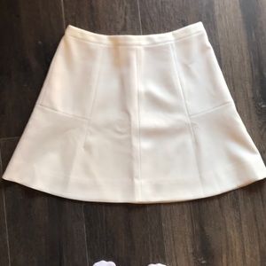 White JCrew skirt